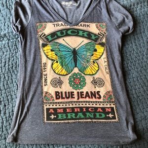 Lucky Brand Butterfly T•Shirt